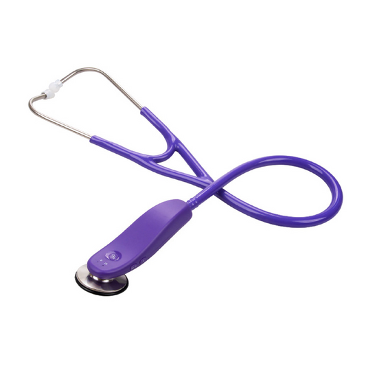 AI Smart Stethoscope SDVTCP01 in Teal for veterinary diagnostic use.