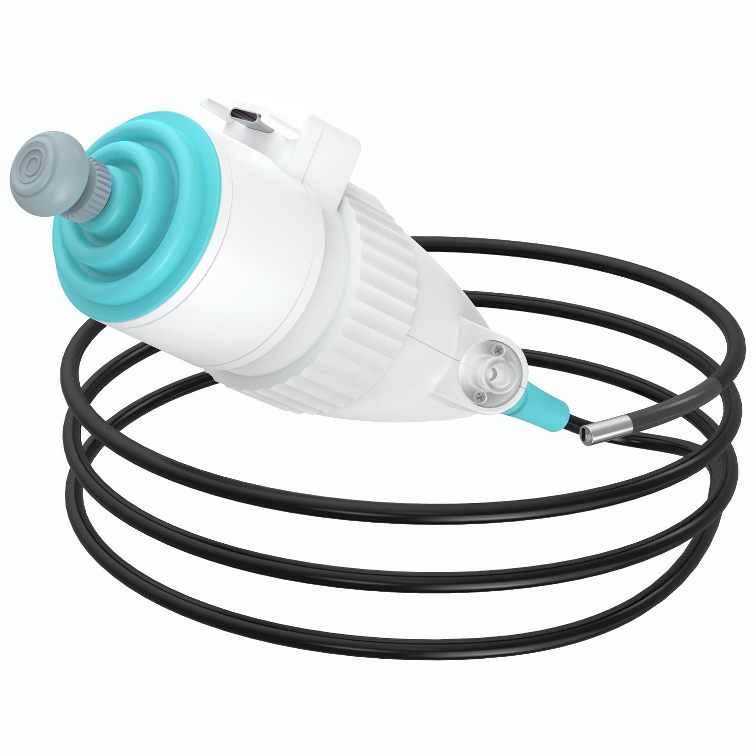 Lightweight SI LITE veterinary endoscope.
