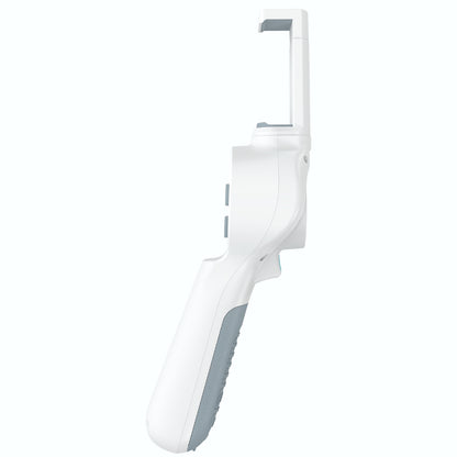 SI LITE veterinary endoscope handle with smartphone mount, side view.